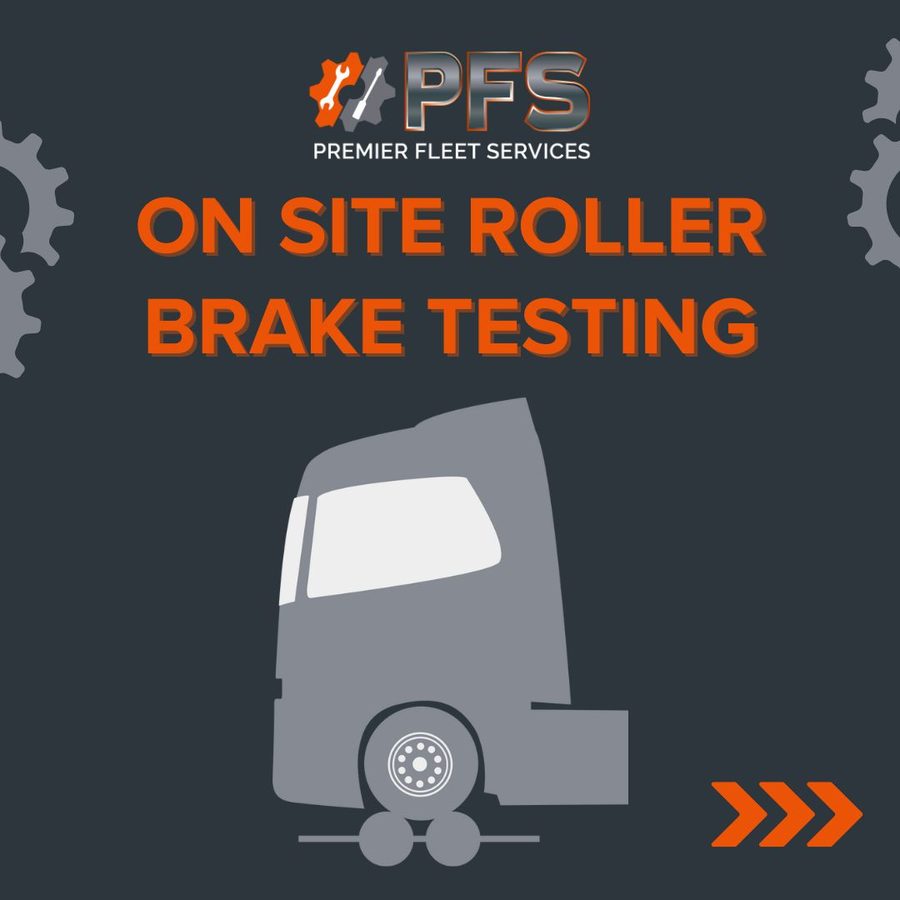 On-site roller brake testing