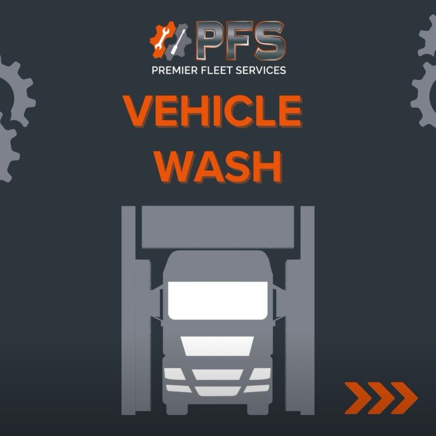 Premier Fleet Services vehicle wash